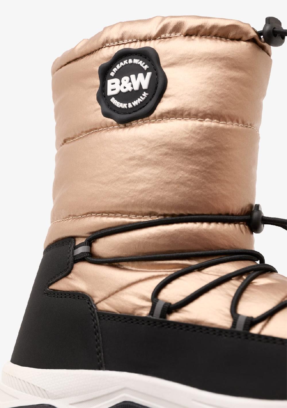 Break & walk Botas Acolchadas Track Oro Envío internacional gratuito