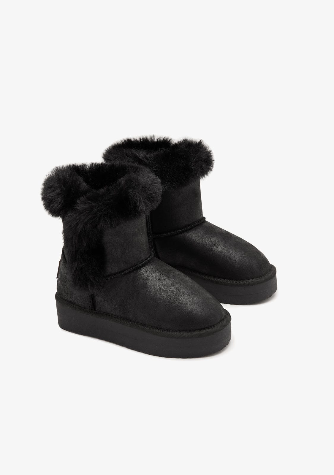 Break & walk Botas Australianas Altas Felpa Negra