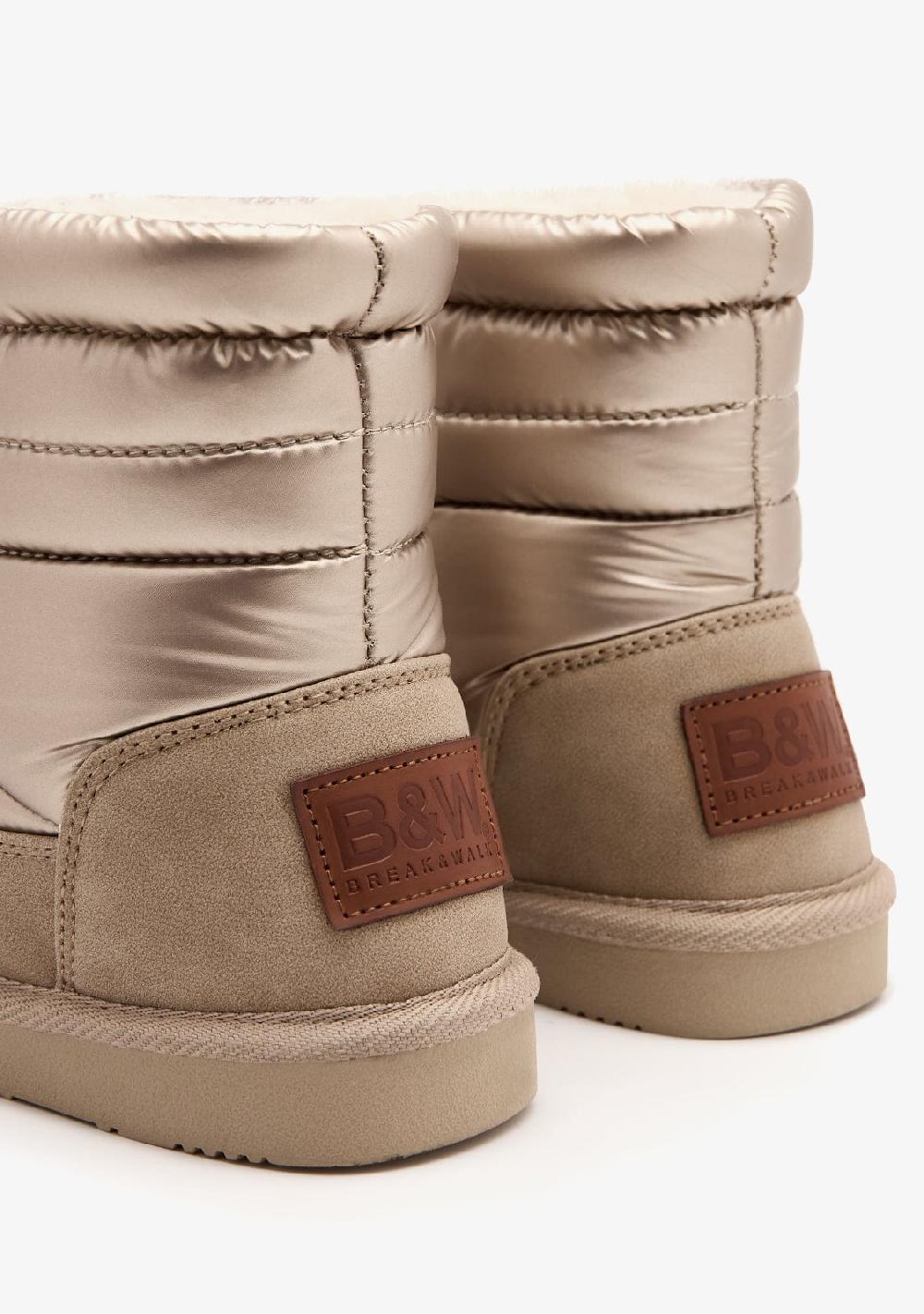 Break & walk Botas Australianas Acolchadas Dorado Descuentos del mes