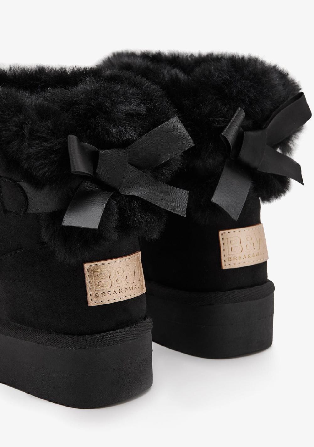 Break & walk Botas Australianas Pelo Water Repellent Negro 2025