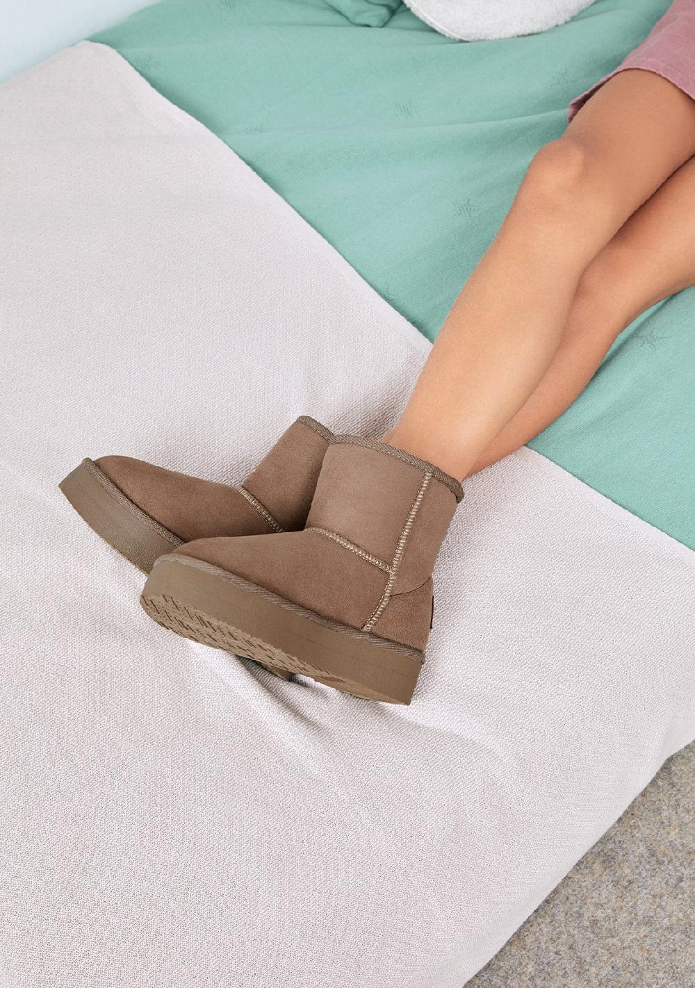 Break & walk Botas Australianas Water Repellent Taupe Outlet