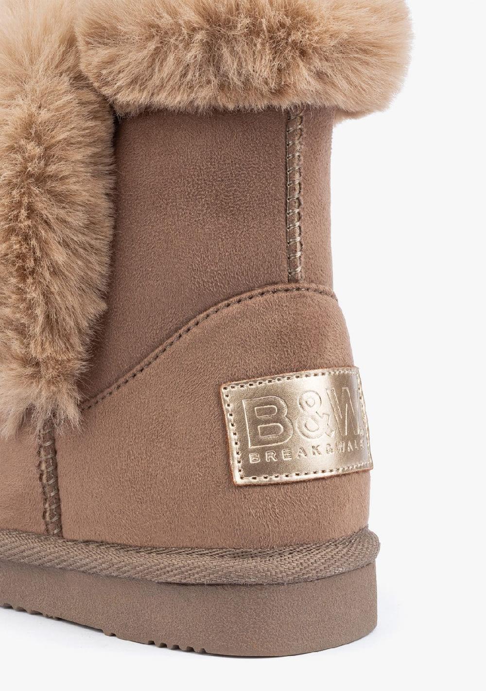 Break & walk Botas Australianas Pelo Taupe Outlet online