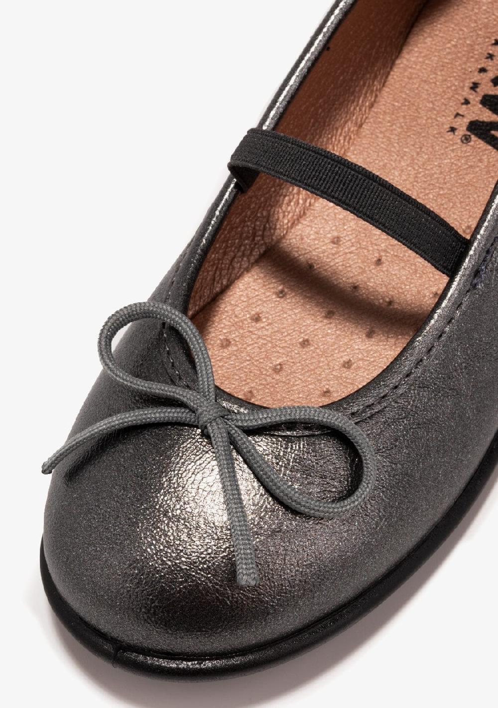 Break & walk Bailarinas Metalizado Plomo Oferta especial