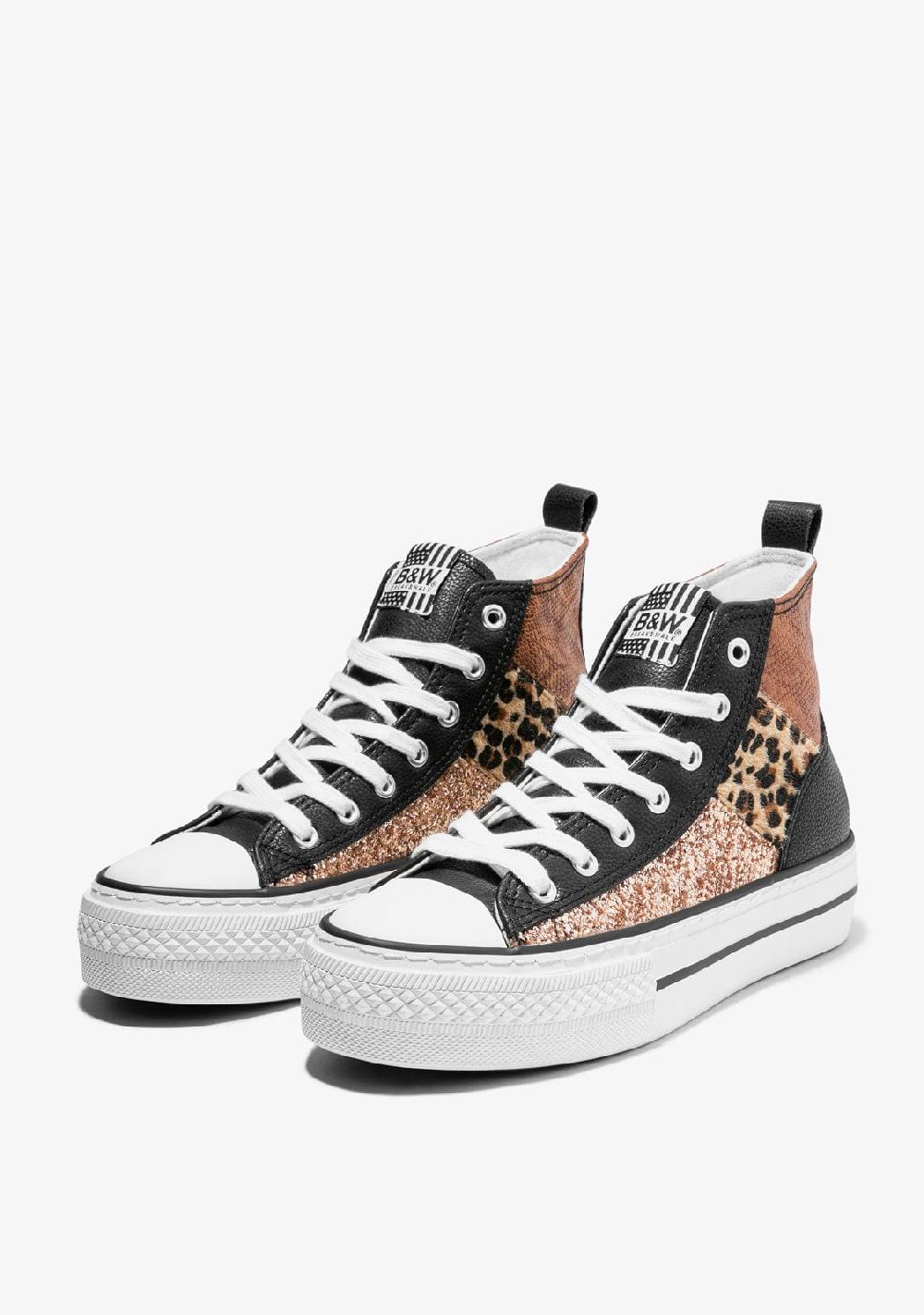 Break & walk Zapatillas Hi-Top Leo con Estampado negro