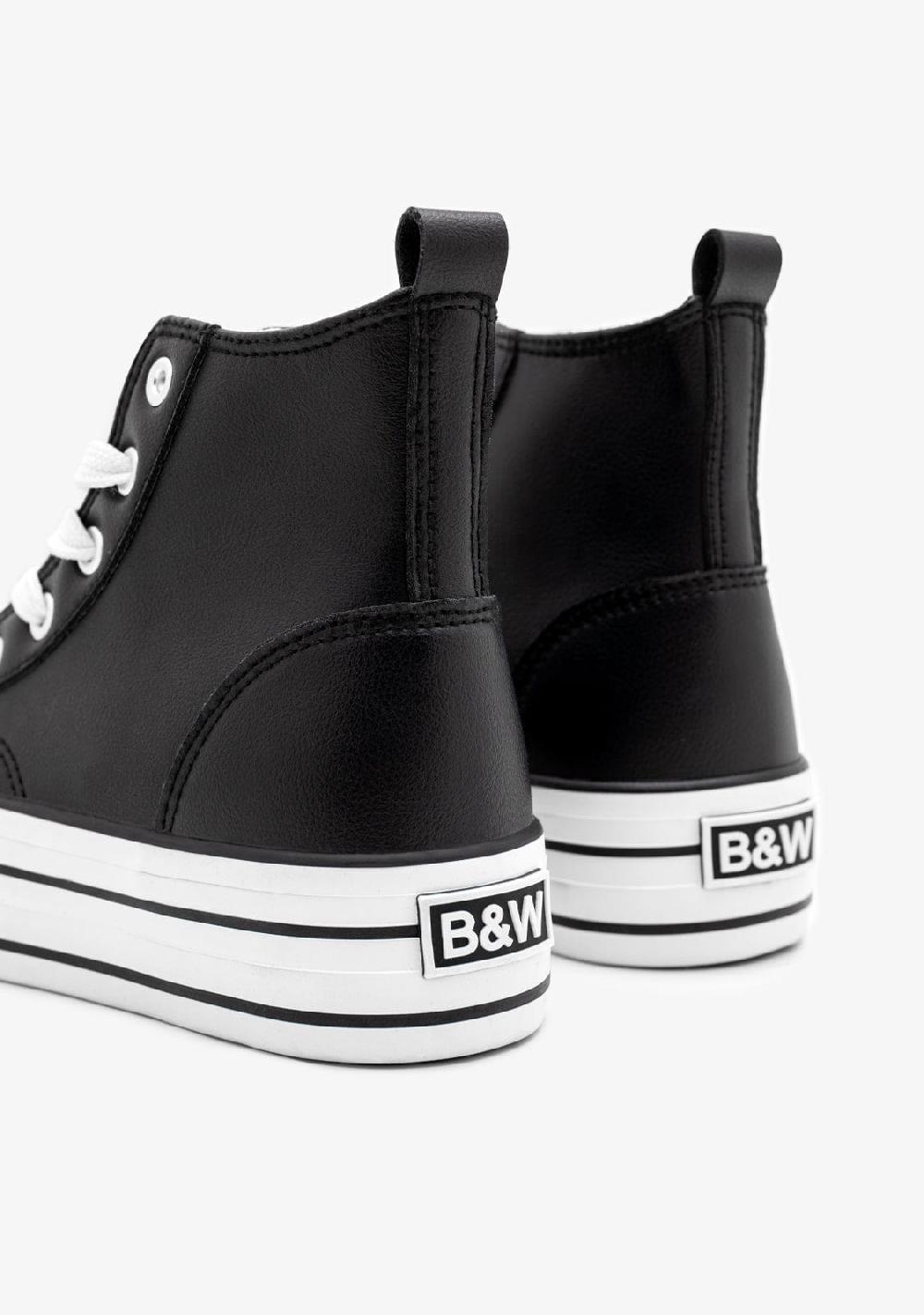 Break & walk Zapatillas Altas Napa Negro Precio de fábrica
