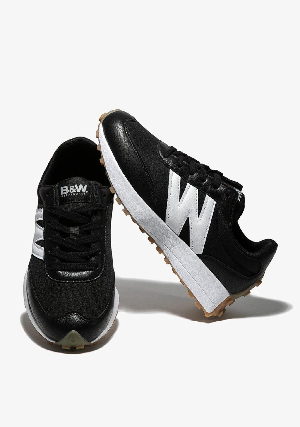 Break & walk Zapatillas Napa Negro Envío internacional gratuito
