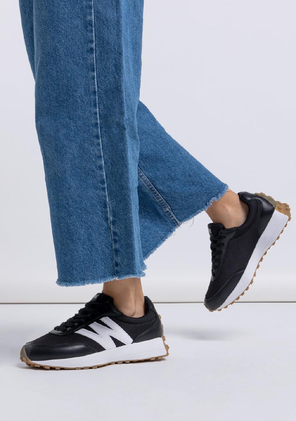 Break & walk Zapatillas Napa Negro Envío internacional gratuito