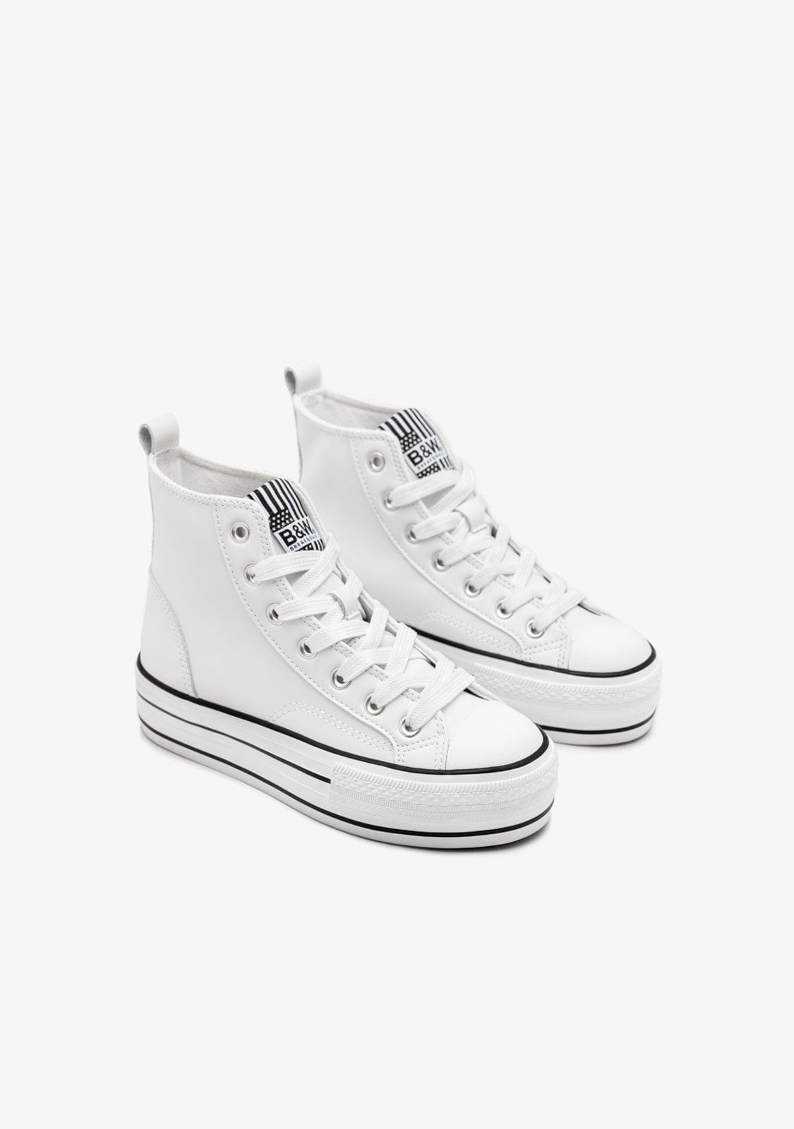 Break & walk Zapatillas Altas Napa Blanco