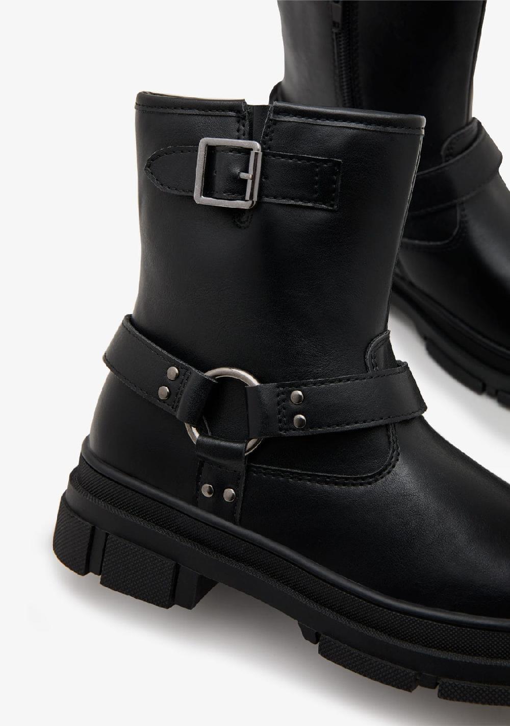 Break & walk Botas Moteras Bajas Negro Ofertas especiales