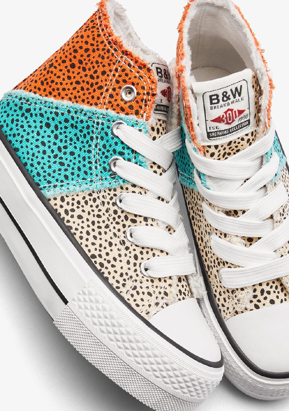 Break & walk Zapatillas Altas Dots Patchwork Precio ultrabajo