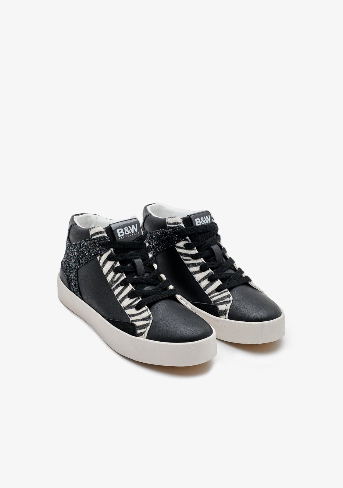 Break & walk Zapatillas Altas Glitter Cebra
