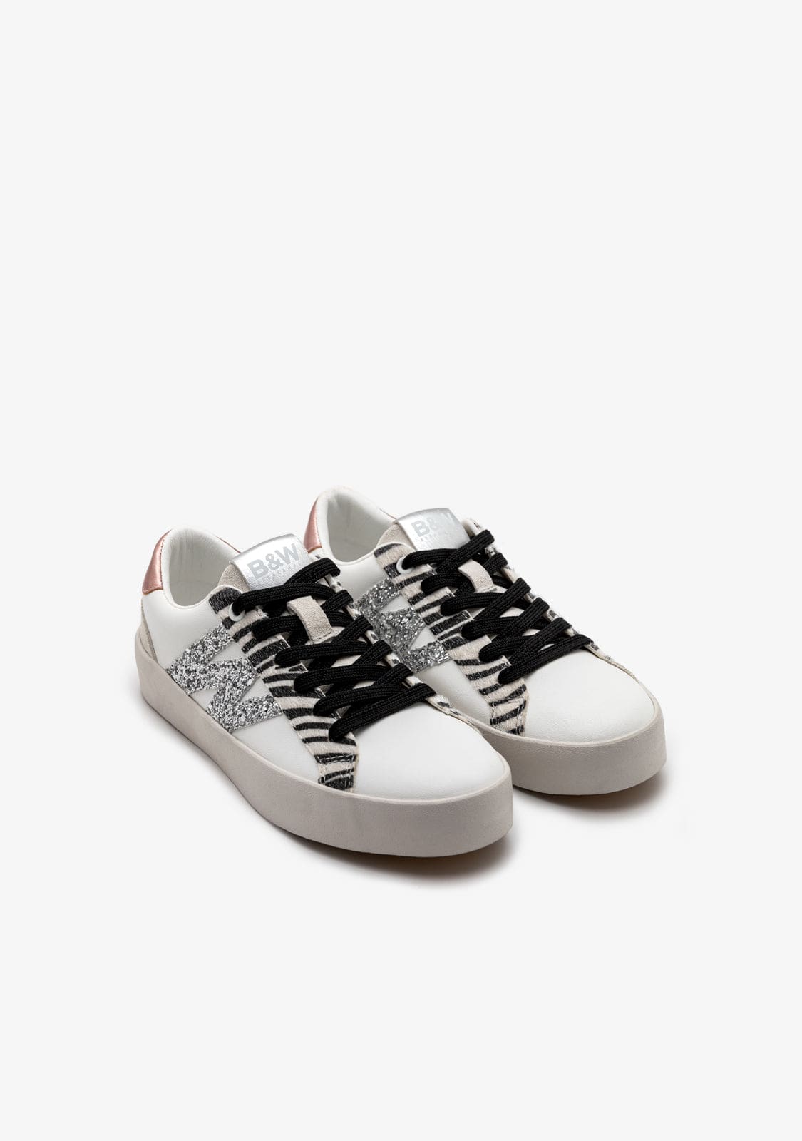 Break & walk Zapatillas Bajas Glitter Cebra