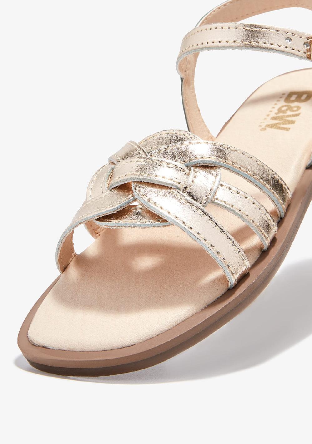 Break & walk Sandalias Nudo Oro Precio de fábrica