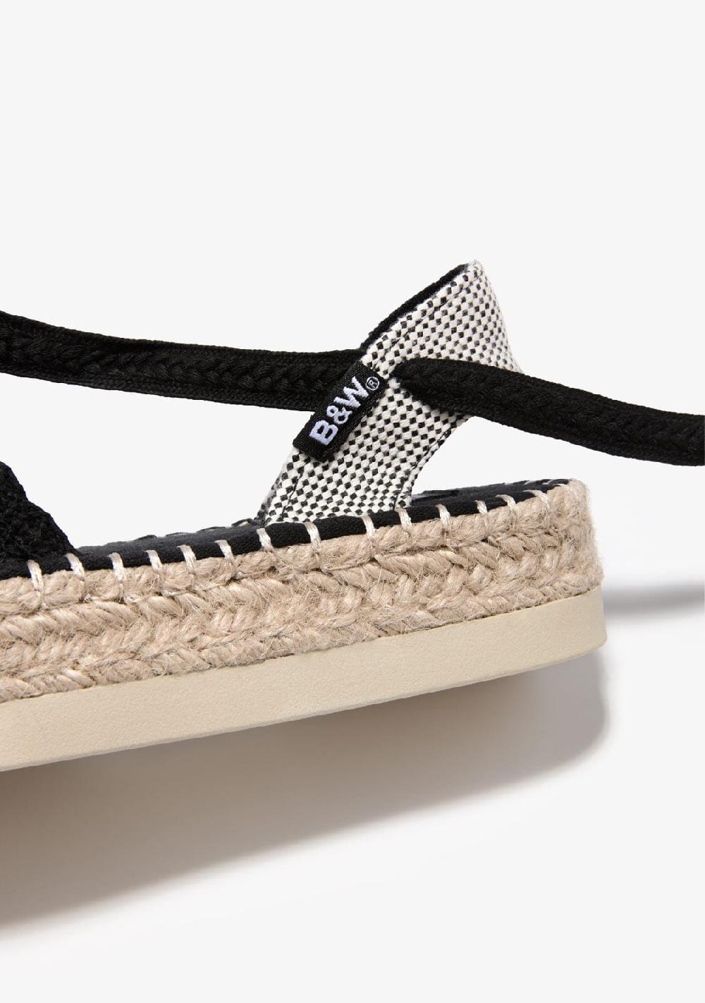 Break & walk Alpargatas Crochet Negro Ofertas de temporada