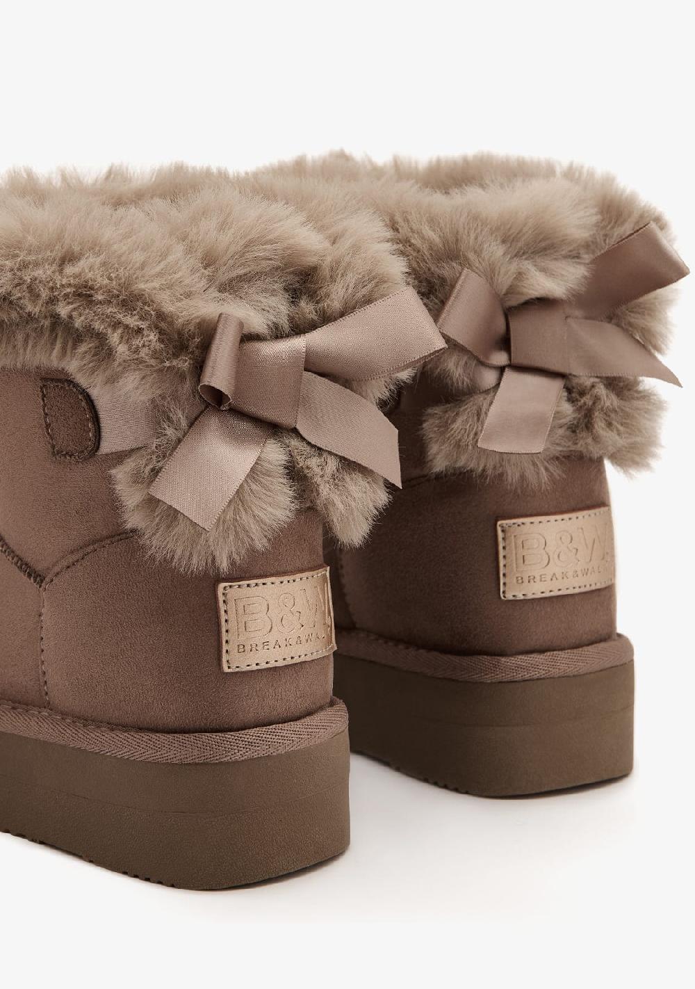 Break & walk Botas Australianas de Pelo Repelente al Agua Taupe Rebajas
