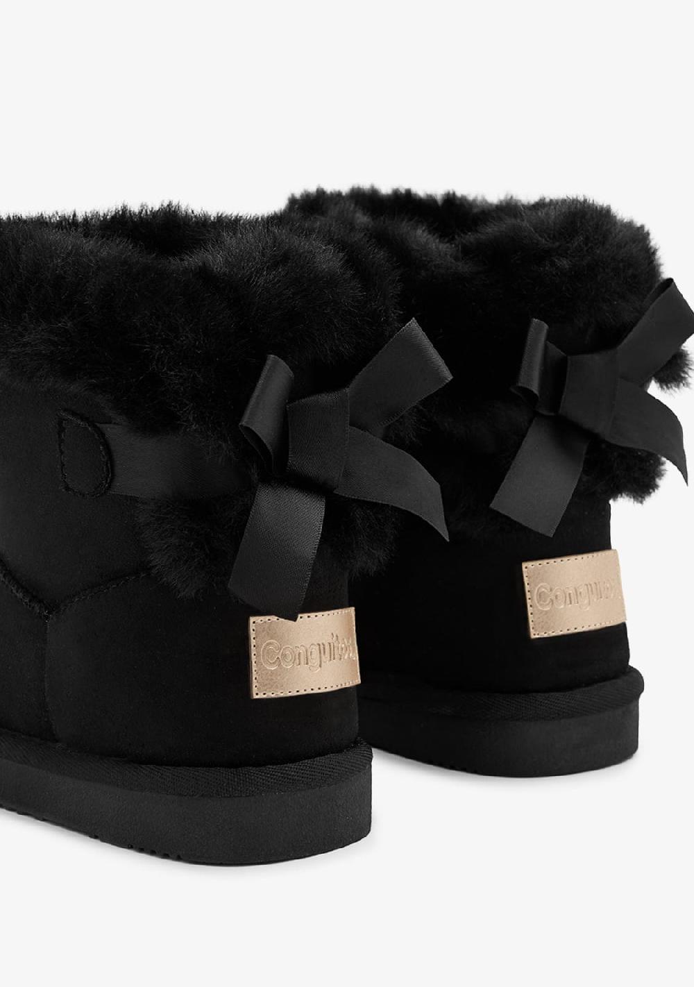 Break & walk Botas Australianas Lazo Pelo Negro Gran oferta