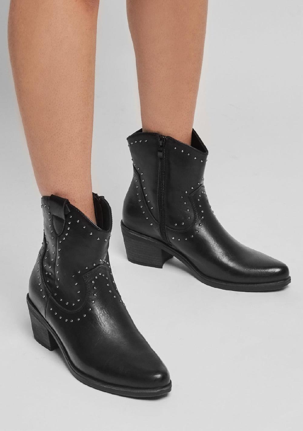Break & walk Botín Cowboy West Negro Nappa Rebajas top