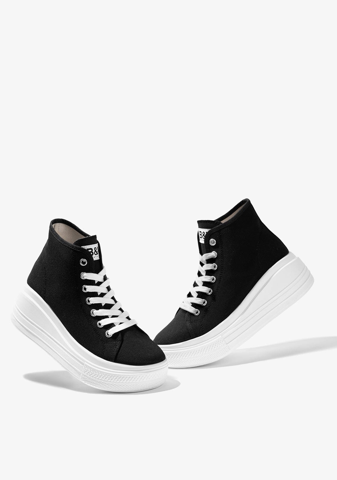 Break & walk Zapatillas Altas Rider Plataforma Negro Libre de impuestos