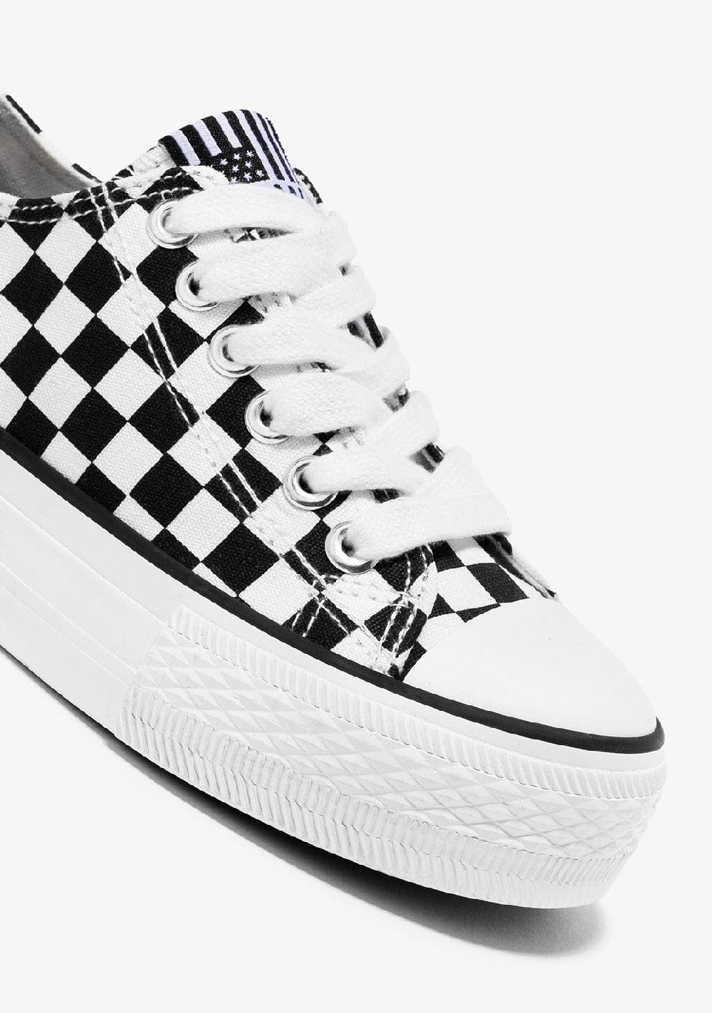 Break & walk Zapatillas Lona Blanco Negro 2025