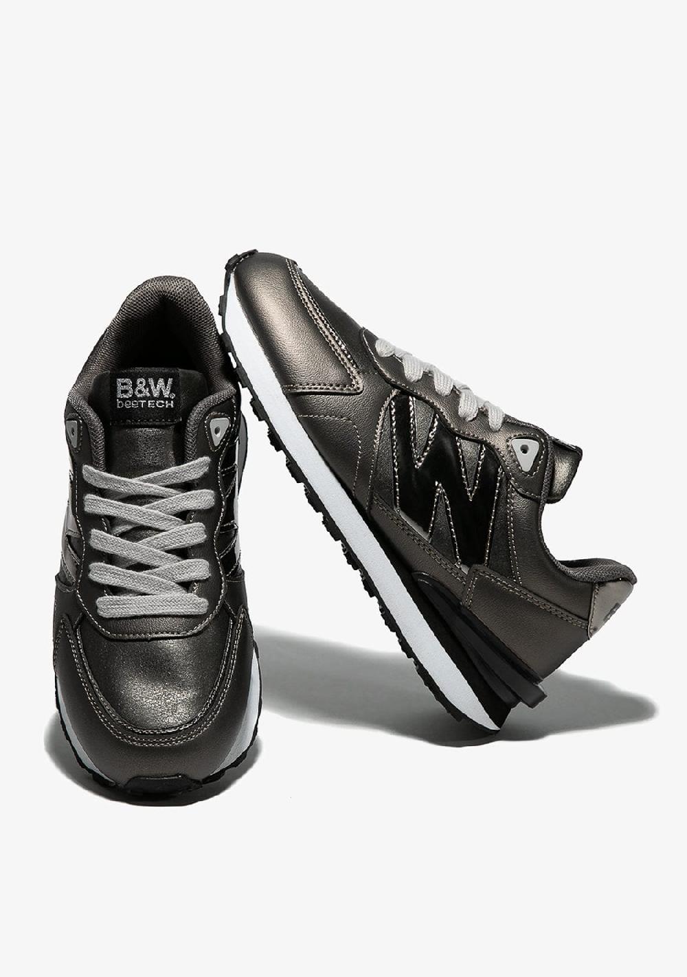 Break & walk Zapatillas Metalizado Napa Plomo Gran oferta