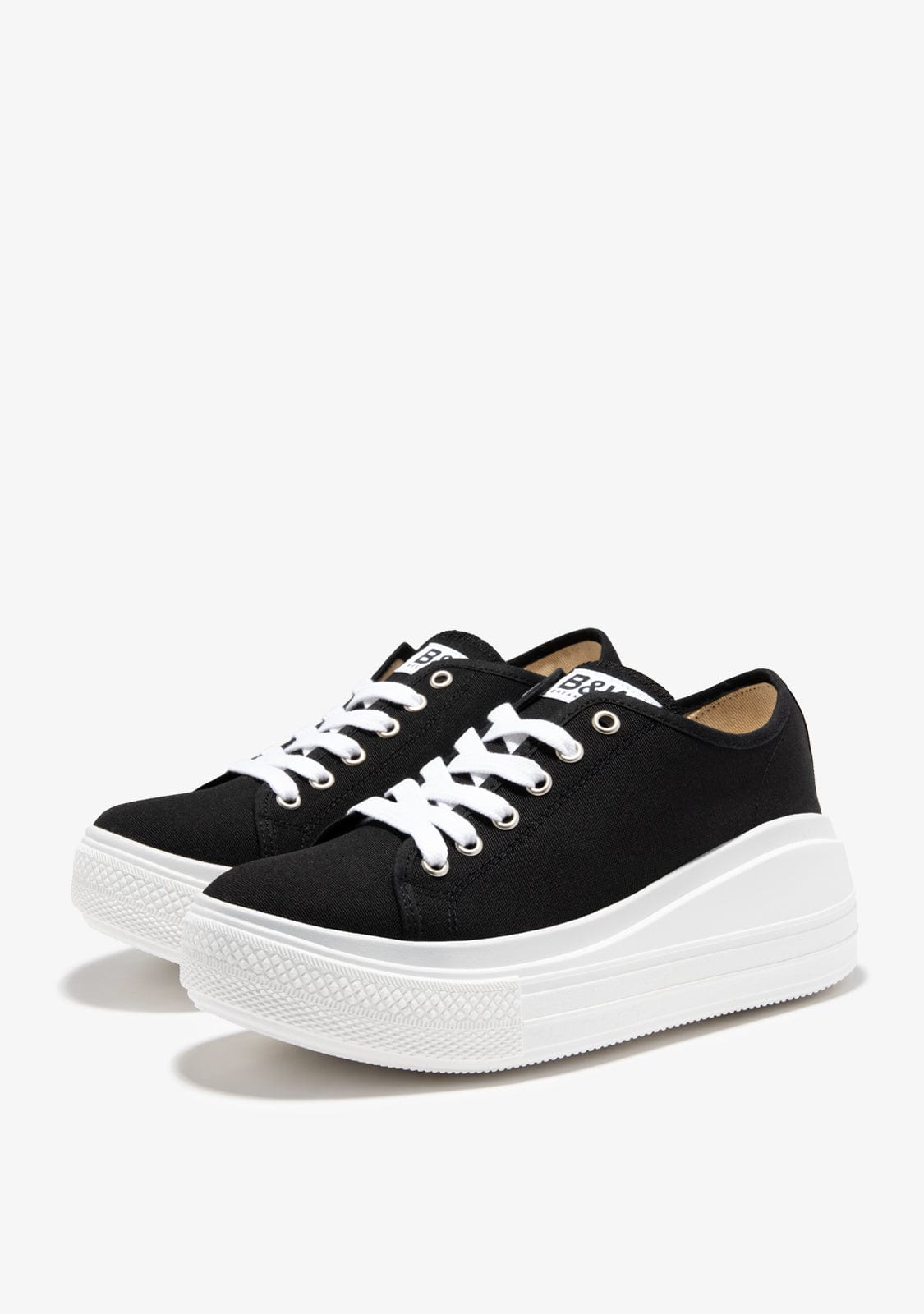 Break & walk Zapatillas Plataforma Rider Negro / Blanco