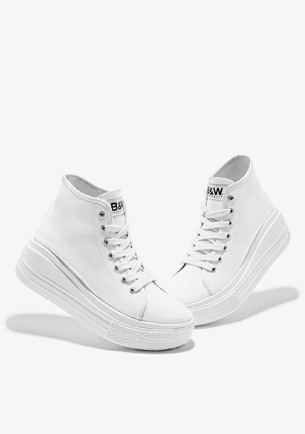 Break & walk Zapatillas Altas Rider Plataforma Blanco Descuento