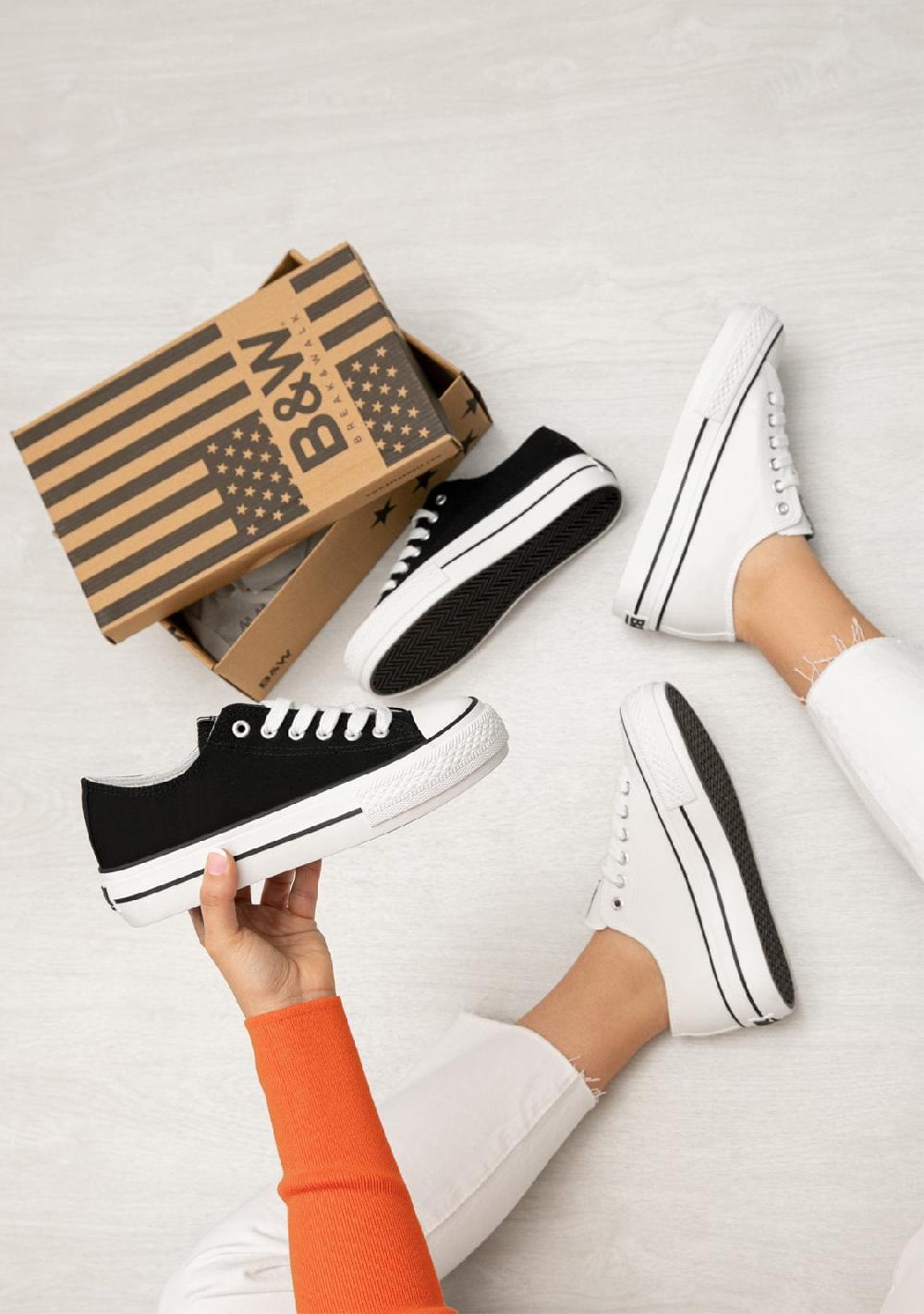 Break & walk Zapatilla Doble Plataforma Lona Negra COMPRAR AHORA