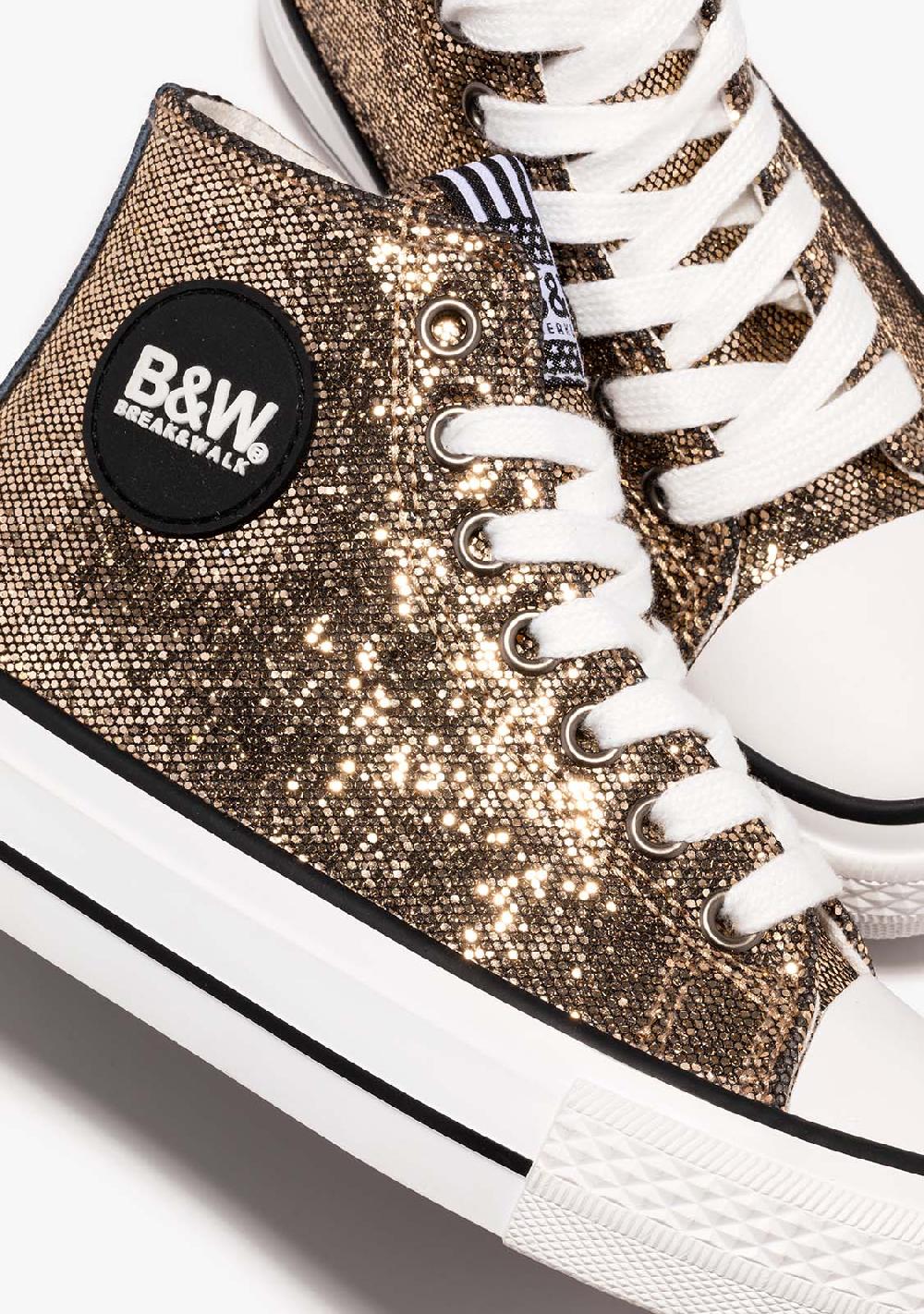 Break & walk Zapatillas Altas Glitter Oro Solo hoy