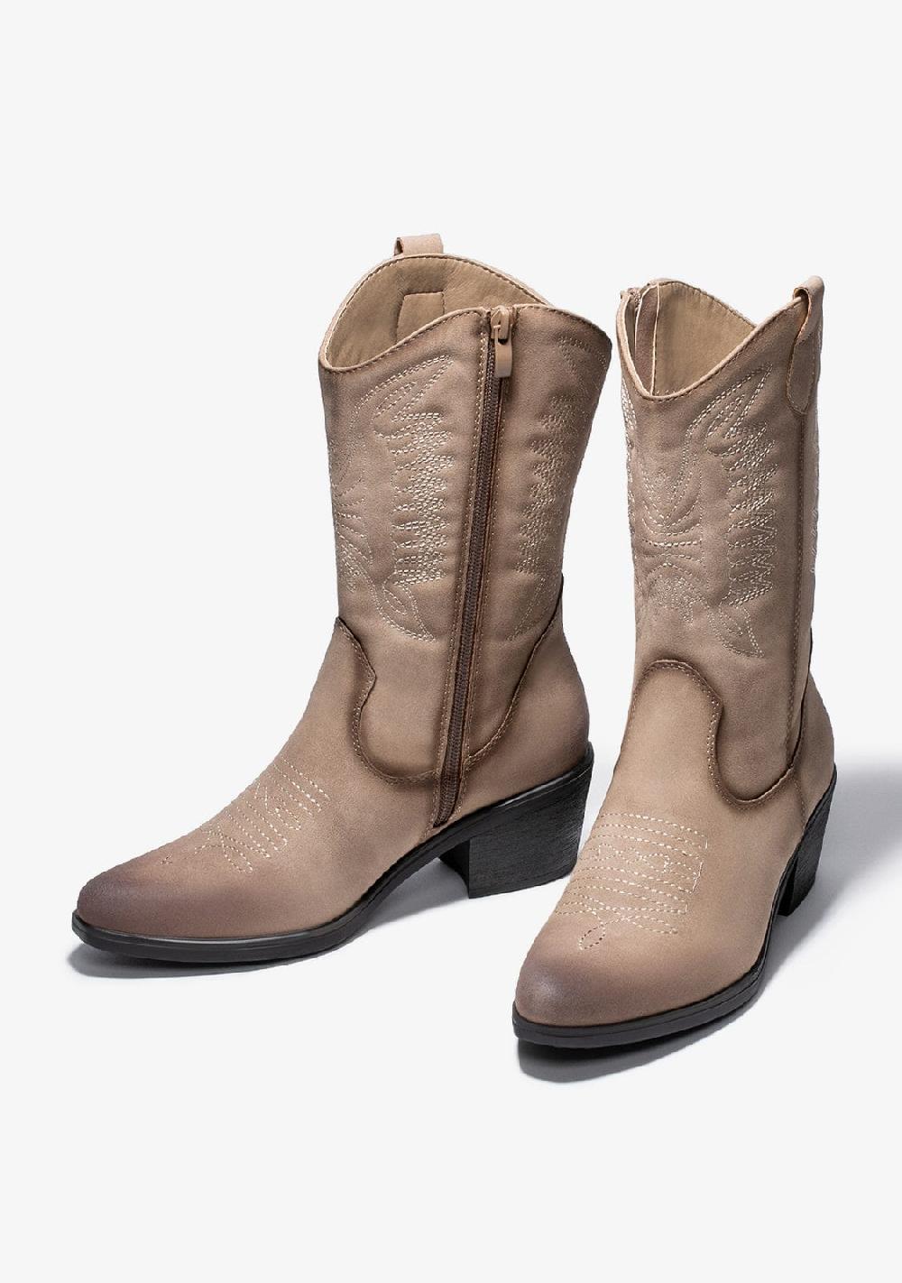 Break & walk Botas Cowboy West Beige