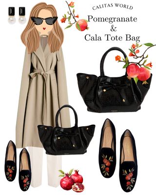 Calita Shoes LOAFERS BLACK VELVET POMEGRANATE Oferta especial de fábrica