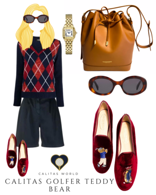 Calita Shoes ​LOAFERS BURGUNDY 10CO VELVET R48 GOLFER TEDDY BEAR Descuentos del mes