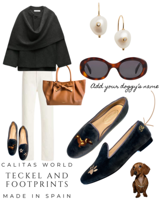 Calita Shoes LOAFERS GRAY 8ACO VELVET TECKEL AND FOOTPRINTS Última moda