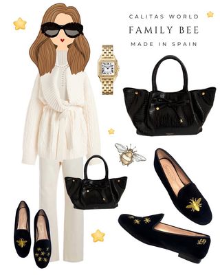 Calita Shoes ​LOAFERS BLACK VELVET FAMILY BEE Últimos 3 días