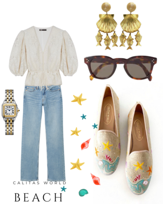 Calita Shoes LOAFERS NATURAL LINEN BEACH Oferta especial de fábrica