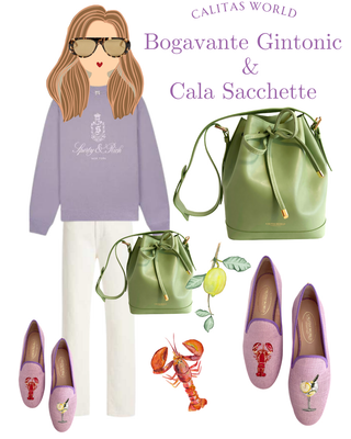 Calita Shoes ​LOAFERS LAVENDER LINEN BOGAVANTE AND GINTONIC Envío internacional gratuito
