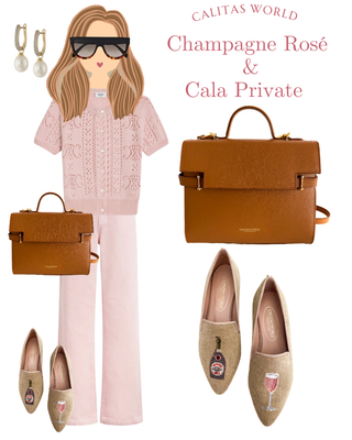 Calita Shoes ​POINTY NATURAL LINEN CHAMPAGNE ROSÉ Descuentos del mes