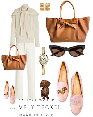 Calita Shoes LOAFERS PINK SUEDE TECKEL AND FOOTPRINTS Precio ultrabajo