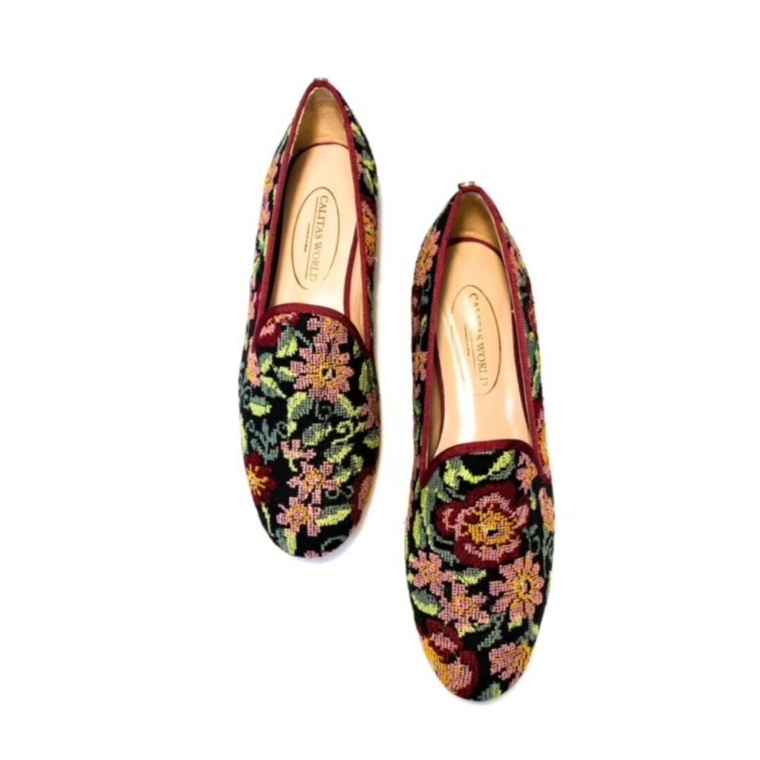 Calita Shoes LOAFERS NEDDLEPOINT VISO FLOWERS Outlet online