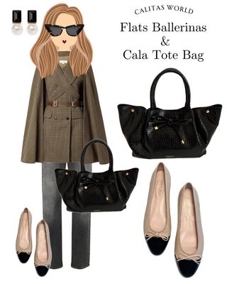 Calita Shoes BALLERINAS FLATS PELLE NUDE (TRUE NUDE 3568) BLACK TOE Último día