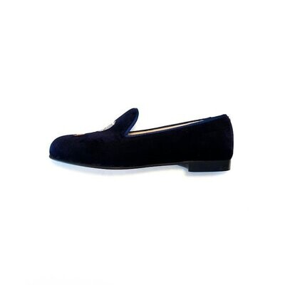 Calita Shoes LOAFERS MEN NAVY 9CO VELVET R22 BALLOON FLEECE Oferta especial