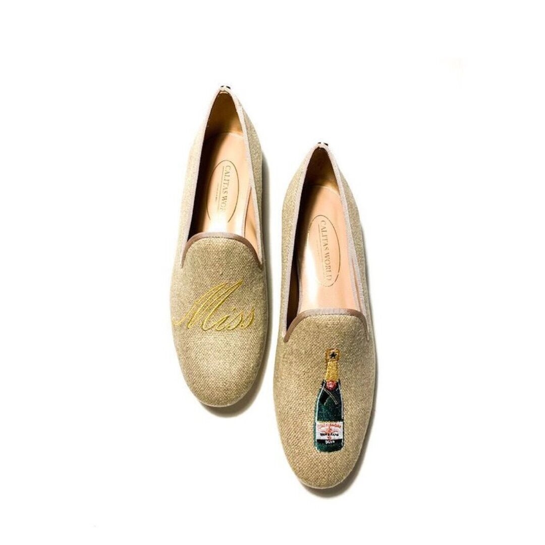 Calita Shoes ​LOAFERS NATURAL 1ACO LINEN MISS CHAMPAGNE Outlet