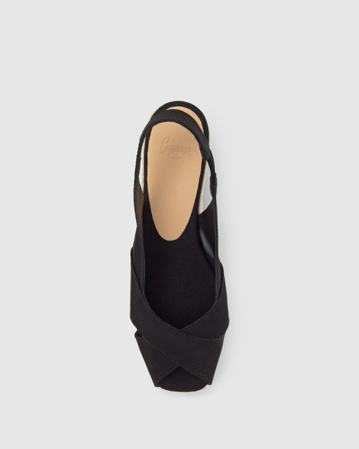 Castañer Calzado de Mujer estilo Peep Toe con Cuña de 5cm de altura | Castañer Última moda