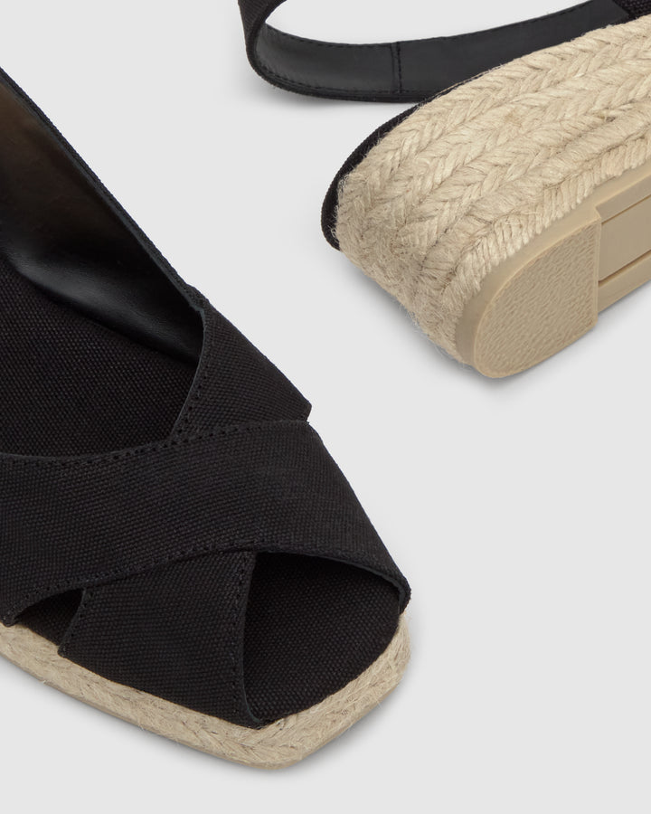 Castañer Calzado de Mujer estilo Peep Toe con Cuña de 5cm de altura | Castañer Última moda
