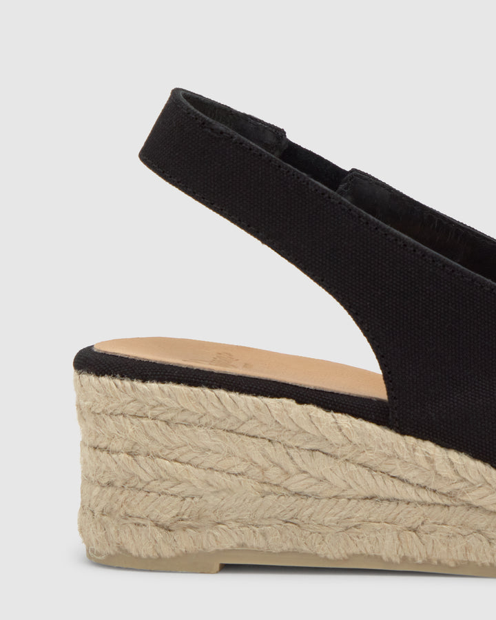Castañer Calzado de Mujer estilo Peep Toe con Cuña de 5cm de altura | Castañer Última moda