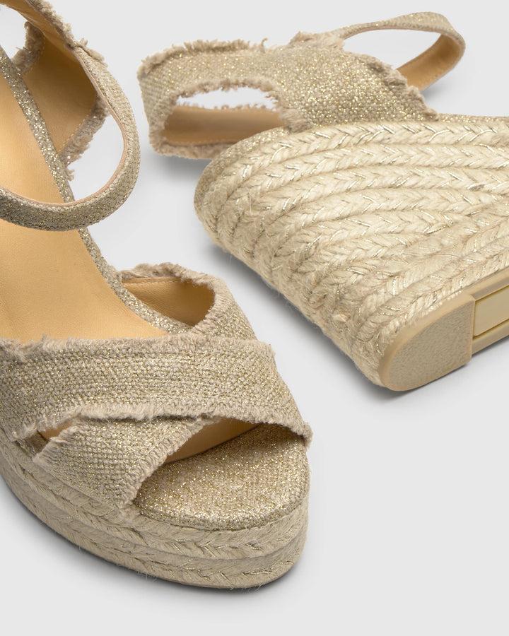 Castañer Calzado de Mujer estilo Sandalia con Cuña de 11cm de altura | Castañer Rebajas