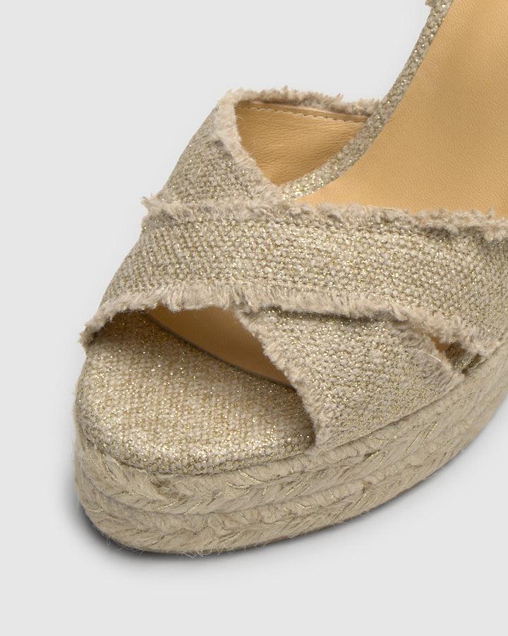 Castañer Calzado de Mujer estilo Sandalia con Cuña de 11cm de altura | Castañer Rebajas