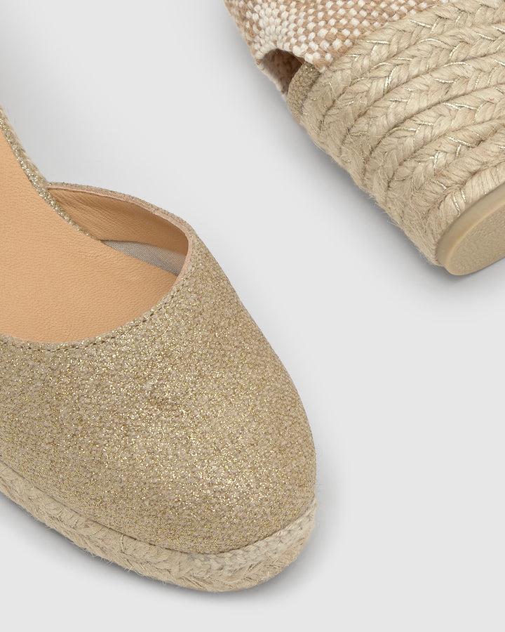 Castañer Calzado de Mujer estilo Pala Talon con Cuña de 7cm de altura | Castañer Ofertas