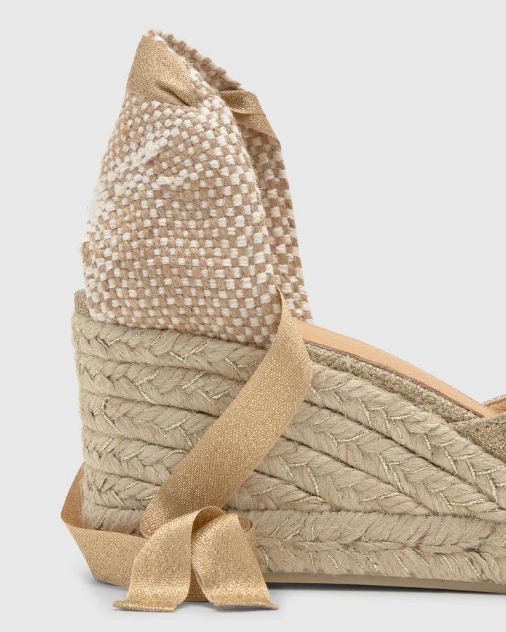 Castañer Calzado de Mujer estilo Pala Talon con Cuña de 7cm de altura | Castañer Ofertas