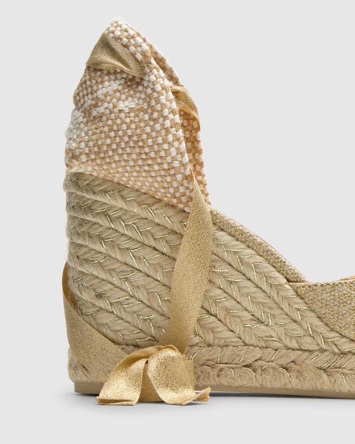 Castañer Calzado de Mujer estilo Pala Talon con Cuña de 9cm de altura | Castañer En oferta