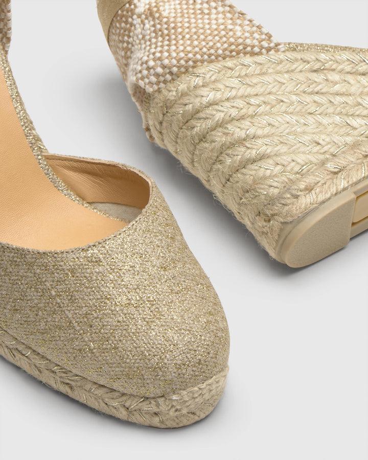 Castañer Calzado de Mujer estilo Pala Talon con Cuña de 9cm de altura | Castañer En oferta